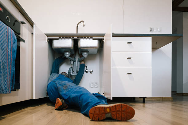 Professional Plumbing technician working in Southside, WV